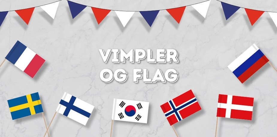 Vimpler og flag